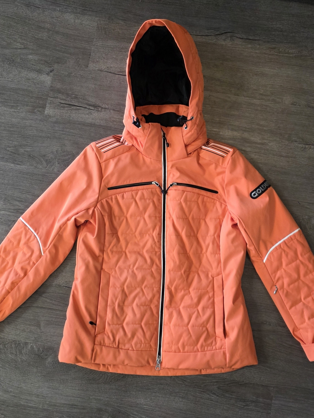 Goldbergh Kids' Orange Hooded Ski Jacket
